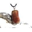 Versteinertes Mammutholz Trommelstein - Anhänger Öse - Rarität - Sonderqualität - ca. 3,4 cm x 1,5 cm x 1,3 cm