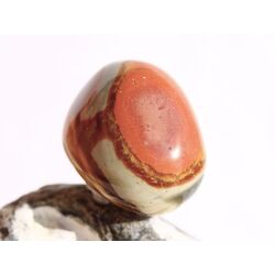 Polychrom-Jaspis (Polychromjaspis) XXL Trommelstein / Handschmeichler - Sonderqualitt - ca. 4,3 cm x 3,4 cm x 2,9 cm (GKS)