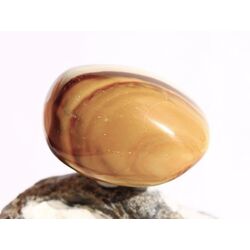 Polychrom-Jaspis (Polychromjaspis) XXL Trommelstein / Handschmeichler - Sonderqualitt - ca. 4,3 cm x 3,4 cm x 2,9 cm (GKS)