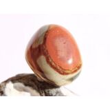 Polychrom-Jaspis (Polychromjaspis) XXL Trommelstein / Handschmeichler - Sonderqualität - ca. 4,3 cm x 3,4 cm x 2,9 cm (GKS)