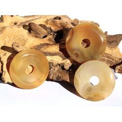 Sarder natur Donut Edelstein 50 mm (6-7 mm stark) - Rarit�t - Sonderqualit�t -