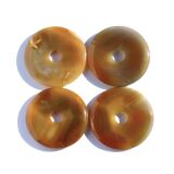 Sarder natur Donut Edelstein 50 mm (6-7 mm stark) - Rarität - Sonderqualität -