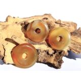 Sarder natur Donut Edelstein 45 mm (6 mm stark) -...