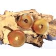 Sarder natur Donut Edelstein 35 mm (5 mm stark) - Rarität - Sonderqualität -