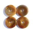 Sarder natur Donut Edelstein 35 mm (5 mm stark) - Rarität - Sonderqualität -