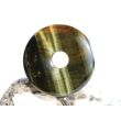 Tigerauge mit Falkenauge Donut Edelstein 40 mm (6 mm stark) - Sonderqualität - Sonderpreis wg. Makel -