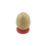 Jaspis beige-gelb - Edelstein-Ei - ca. 3,1 cm