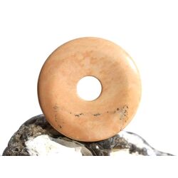 Jaspis gelb Donut 40 mm (5 mm stark)