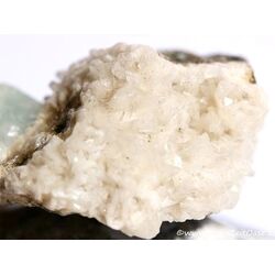 Apophyllit grn mit Stilbit Kristallstufe / Rohstein - Raritt - ca. 4 cm x 2,2 cm x 2 cm