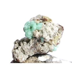 Apophyllit grn mit Stilbit Kristallstufe / Rohstein - Raritt - ca. 4,2 cm x 3,3 cm x 2,3 cm