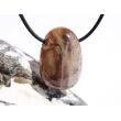 Versteinertes Holz Trommelstein gebohrt - Sonderqualität - ca. 3,1 cm x 2,1 cm x 1,5 cm