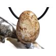 Versteinertes Holz Trommelstein gebohrt - Sonderqualität - ca. 2,8 cm x 2 cm x 1,3 cm