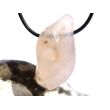 Chalcedon rosa (Rosenchalcedon) XL Trommelstein gebohrt - Sonderqualität - Rarität - ca. 3,8 cm x 2 cm x 2,1 cm