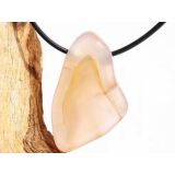 Chalcedon rosa (Rosenchalcedon) XXL Trommelstein gebohrt...