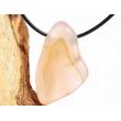Chalcedon rosa (Rosenchalcedon) XXL Trommelstein gebohrt - Sonderqualität - Rarität - ca. 4,1 cm x 2,6 cm x 1,8 cm