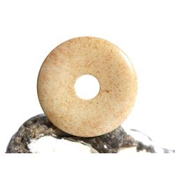 Jaspis gelb Donut 35 mm (4,5 mm stark)