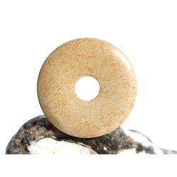 Jaspis gelb Donut 35 mm (4,5 mm stark)