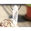 Bergkristall XXXL Doppelender Kristallstab / Kristallspitze natur gebohrt - Sonderqualität - ca. 7,5 cm x 2,1 cm x 1,4 cm