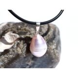 Perle (Süßwasserperle) rosa Anhänger...