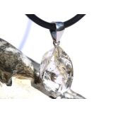 Herkimer Diamant Doppelender Kristall Anhänger...