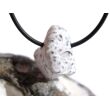 Schlangenhautachat Trommelstein gebohrt - Sonderqualität - ca. 2,2 cm x 1,9 cm x 1,6 cm