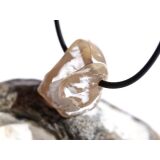 Schlangenhautachat Trommelstein gebohrt - Sonderqualität - ca. 2,1 cm x 2 cm x 1,6 cm