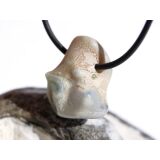 Schlangenhautachat Trommelstein gebohrt - Sonderqualität - ca. 2,5 cm x 2 cm x 1,5 cm