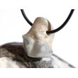 Schlangenhautachat Trommelstein gebohrt - Sonderqualität - ca. 2,5 cm x 2 cm x 1,5 cm