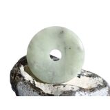 Amazonit hell Donut Edelstein 50 mm (5 mm stark)