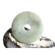 Amazonit hell Donut Edelstein 50 mm (5 mm stark)