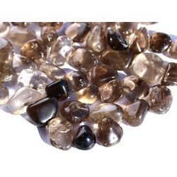 Rauchquarz hell bis dunkel Trommelsteine mini (XS) -...