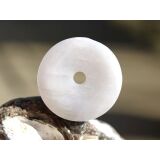 Schneequarz / Milchquarz Donut 35 mm (4 mm stark) -...