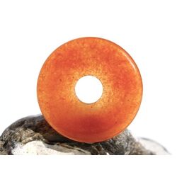 Aventurin orange (Aventurinquarz / H�matit-Quarzit) Donut Edelstein 30 mm (4 mm stark) - Sonderqualit�t -
