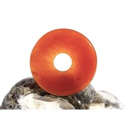 Aventurin orange (Aventurinquarz / H�matit-Quarzit) Donut Edelstein 30 mm (4 mm stark) - Sonderqualit�t -