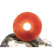 Aventurin orange (Aventurinquarz / Hämatit-Quarzit) Donut Edelstein 30 mm (4 mm stark) - Sonderqualität -