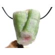 Wassermelonenturmalin XXL Kristallstäbe / Rohsteinform gebohrt - Rarität - Sonderqualität - ca. 4,7 cm x 3,4 cm x 2,7 cm