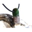 Wassermelonenturmalin Trommelstein gebohrt - Rarität - ca. 2,3 cm x 0,9 cm x 1,1 cm