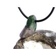 Wassermelonenturmalin Trommelstein gebohrt - Rarität - ca. 2,3 cm x 0,9 cm x 1,1 cm