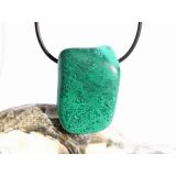 Eilatstein Schmuckstein / Trommelstein gebohrt (Azurit-Malachit-Chrysokoll-Türkis) - Rarität - Sonderqualität - ca. 3,2 cm x 2,2 cm x 1,8 cm