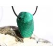 Eilatstein Schmuckstein / Trommelstein gebohrt (Azurit-Malachit-Chrysokoll-Türkis) - Rarität - Sonderqualität - ca. 3,2 cm x 2,2 cm x 1,8 cm
