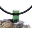 Turmalin grün (Verdelith) Kristallstab / Schmuckstein gebohrt gebohrt - AAA-Sonderqualität - Rarität - ca. 1,1 cm x 0,6 cm x 0,5 cm