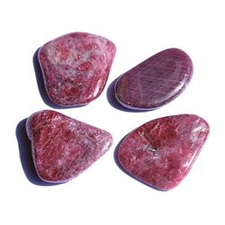 Rubin Schimmer Scheibensteine - Sonderqualitt - Raritt - ca. 3 cm / ca. 7-8 g/St (GKS)