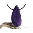 Fluorit-Opal (Tiffany Stone) XXL Schmuckstein / Scheibenstein gebohrt - Rarität - AA-Sonderqualität - Handarbeit - ca. 4 cm x 1,9 cm x 0,7 cm