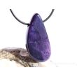 Fluorit-Opal (Tiffany Stone) XXL Schmuckstein / Scheibenstein gebohrt - Rarität - AA-Sonderqualität - Handarbeit - ca. 4 cm x 1,9 cm x 0,7 cm