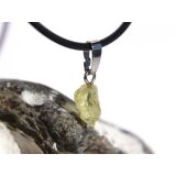 Chrysoberyll Rohsteinform Anhänger Silberöse...