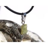 Chrysoberyll Rohsteinform Anhänger Silberöse...