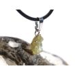 Chrysoberyll Rohsteinform Anhänger Silberöse Schmuckdose - Sonderqualität - Rarität - ca. 2 cm x 0,7 cm x 0,4 cm