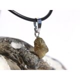 Chrysoberyll Rohsteinform Anhänger Silberöse...