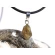 Chrysoberyll Rohsteinform Anhänger Silberöse Schmuckdose - Sonderqualität - Rarität - ca. 2,2 cm x 0,8 cm x 0,5 cm