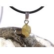 Chrysoberyll Rohsteinform Anhänger Silberöse Schmuckdose - Sonderqualität - Rarität - ca. 2 cm x 0,8 cm x 0,7 cm